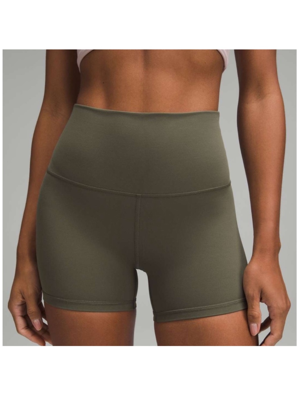 Lululemon Align High-Rise Short Army Green 4” Size 4